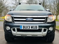 USED 2013 13 FORD RANGER 2.2 LIMITED 4X4 DCB TDCI 4d 148 BHP NO VAT! GREAT SPEC! TRUCKMAN CANOPY / SAT NAV / LEATHER / NO VAT!