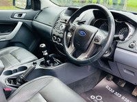 USED 2013 13 FORD RANGER 2.2 LIMITED 4X4 DCB TDCI 4d 148 BHP NO VAT! GREAT SPEC! TRUCKMAN CANOPY / SAT NAV / LEATHER / NO VAT!