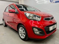 USED 2012 62 KIA PICANTO 1.2 2 ECODYNAMICS 5d 84 BHP 1Owner,&pound;0Tax,Bluetooth