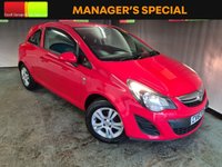 USED 2013 63 VAUXHALL CORSA 1.0 S ECOFLEX 3d 64 BHP Ideal first car, just been service, wheel's professionally refurbished