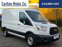 USED 2016 16 FORD TRANSIT 2.2 350 125 BHP L2 H3 MWB HIGH ROOF P/V FWD Low Mileage & Air Con
