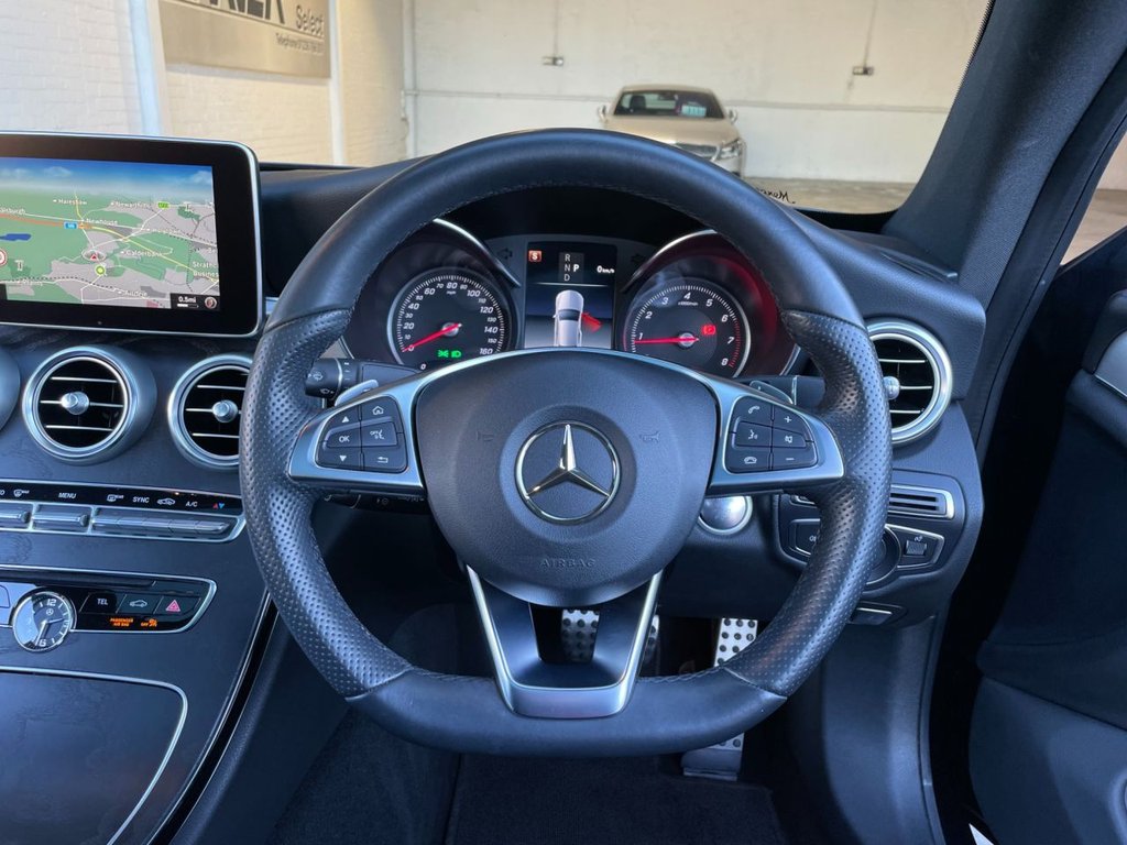 USED 2018 67 MERCEDES-BENZ C-CLASS 2.0 C 200 AMG LINE PREMIUM PLUS 2d 181 BHP 