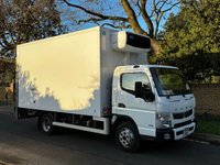 USED 2018 18 MITSUBISHI FUSO CANTER 3.0 7C15 34 148 BHP 7.5T EURO 6 AUTOMATIC 15FT FRIDGE/FREEZER BOX VAN (WITH TAILLFT) PARTITION+TAILLIFT+ EURO 6+