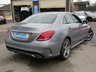 USED 2015 65 MERCEDES-BENZ C-CLASS 1.6 C200 D AMG LINE 4d 136 BHP Finished in TENORITE GREY MET with contrasting EBONY LEATHER electric seats. This dynamic looking saloon has some great extras. It is sporty and agile and great fun to drive. Features include, &pound;20 ROAD TAX, Sat Nav, 18" ALLOYS, Electric Heated leather seats, Cruise Control, Front and Rear Park sensors, Reverse Cameras and much more. Dealer serviced at 3994 miles, 7510 miles, 18635 miles and on arrival at 30900 miles.
