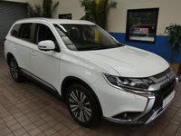 USED 2019 19 MITSUBISHI OUTLANDER 2.0 4 5d 148 BHP 4WD 7 SEATS SAT NAV LEATHER HEATED SEATS REAR VIEW CAMERA 1 OWNER MITSUBISHI WARRANTY TILL AUG 2024
