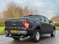 USED 2016 66 FORD RANGER 2.2 LIMITED 4X4 DCB TDCI 4d 148 BHP ** NO VAT ** FULL LEATHER + SATNAV