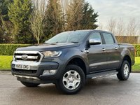 USED 2016 66 FORD RANGER 2.2 LIMITED 4X4 DCB TDCI 4d 148 BHP ** NO VAT ** FULL LEATHER + SATNAV