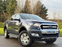USED 2016 66 FORD RANGER 2.2 LIMITED 4X4 DCB TDCI 4d 148 BHP ** NO VAT ** FULL LEATHER + SATNAV