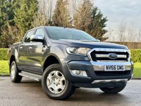 USED 2016 66 FORD RANGER 2.2 LIMITED 4X4 DCB TDCI 4d 148 BHP ** NO VAT ** FULL LEATHER + SATNAV
