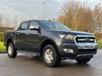 USED 2016 66 FORD RANGER 2.2 LIMITED 4X4 DCB TDCI 4d 148 BHP ** NO VAT ** FULL LEATHER + SATNAV