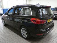 USED 2018 68 BMW 2 SERIES 1.5 218I LUXURY GRAN TOURER 5d 139 BHP STUNNING BLACK WITH BEIGE LEATHER 7 SEATS SAT NAV CRUISE CONTROL PARKING SENSORS 1 OWNER 6 MONTHS GOLD WARRANTY