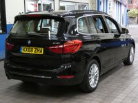 USED 2018 68 BMW 2 SERIES 1.5 218I LUXURY GRAN TOURER 5d 139 BHP STUNNING BLACK WITH BEIGE LEATHER 7 SEATS SAT NAV CRUISE CONTROL PARKING SENSORS 1 OWNER 6 MONTHS GOLD WARRANTY