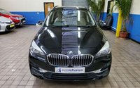USED 2018 68 BMW 2 SERIES 1.5 218I LUXURY GRAN TOURER 5d 139 BHP STUNNING BLACK WITH BEIGE LEATHER 7 SEATS SAT NAV CRUISE CONTROL PARKING SENSORS 1 OWNER 6 MONTHS GOLD WARRANTY
