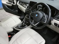 USED 2018 68 BMW 2 SERIES 1.5 218I LUXURY GRAN TOURER 5d 139 BHP STUNNING BLACK WITH BEIGE LEATHER 7 SEATS SAT NAV CRUISE CONTROL PARKING SENSORS 1 OWNER 6 MONTHS GOLD WARRANTY