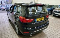 USED 2018 68 BMW 2 SERIES 1.5 218I LUXURY GRAN TOURER 5d 139 BHP STUNNING BLACK WITH BEIGE LEATHER 7 SEATS SAT NAV CRUISE CONTROL PARKING SENSORS 1 OWNER 6 MONTHS GOLD WARRANTY
