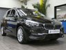 USED 2018 68 BMW 2 SERIES 1.5 218I LUXURY GRAN TOURER 5d 139 BHP STUNNING BLACK WITH BEIGE LEATHER 7 SEATS SAT NAV CRUISE CONTROL PARKING SENSORS 1 OWNER 6 MONTHS GOLD WARRANTY
