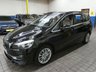 USED 2018 68 BMW 2 SERIES 1.5 218I LUXURY GRAN TOURER 5d 139 BHP STUNNING BLACK WITH BEIGE LEATHER 7 SEATS SAT NAV CRUISE CONTROL PARKING SENSORS 1 OWNER 6 MONTHS GOLD WARRANTY