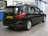 USED 2018 68 BMW 2 SERIES 1.5 218I LUXURY GRAN TOURER 5d 139 BHP STUNNING BLACK WITH BEIGE LEATHER 7 SEATS SAT NAV CRUISE CONTROL PARKING SENSORS 1 OWNER 6 MONTHS GOLD WARRANTY