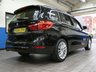 USED 2018 68 BMW 2 SERIES 1.5 218I LUXURY GRAN TOURER 5d 139 BHP STUNNING BLACK WITH BEIGE LEATHER 7 SEATS SAT NAV CRUISE CONTROL PARKING SENSORS 1 OWNER 6 MONTHS GOLD WARRANTY