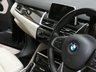 USED 2018 68 BMW 2 SERIES 1.5 218I LUXURY GRAN TOURER 5d 139 BHP STUNNING BLACK WITH BEIGE LEATHER 7 SEATS SAT NAV CRUISE CONTROL PARKING SENSORS 1 OWNER 6 MONTHS GOLD WARRANTY