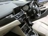 USED 2018 68 BMW 2 SERIES 1.5 218I LUXURY GRAN TOURER 5d 139 BHP STUNNING BLACK WITH BEIGE LEATHER 7 SEATS SAT NAV CRUISE CONTROL PARKING SENSORS 1 OWNER 6 MONTHS GOLD WARRANTY