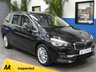 USED 2018 68 BMW 2 SERIES 1.5 218I LUXURY GRAN TOURER 5d 139 BHP STUNNING BLACK WITH BEIGE LEATHER 7 SEATS SAT NAV CRUISE CONTROL PARKING SENSORS 1 OWNER 6 MONTHS GOLD WARRANTY