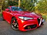 USED 2017 66 ALFA ROMEO GIULIA 2.9 V6 BITURBO QUADRIFOGLIO 4d AUTO 503 BHP ONLY 23,000 MILES/FULL ALFA SERVICE HISTORY(BIG 4TH YEAR SERVICE DONE-SEE INVOICE IN PICTURES//REAR PARKING CAMERA/BLUETOOTH//SATNAV/1/2 LEATHER SUEDE  503 BHP ONLY 23,000 MILES/FULL ALFA SERVICE HISTORY(BIG 4TH YEAR SERVICE DONE-SEE INVOICE IN PICTURES//REAR PARKING CAMERA/BLUETOOTH//SATNAV/1/2 LEATHER SUEDE