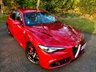 USED 2017 66 ALFA ROMEO GIULIA 2.9 V6 BITURBO QUADRIFOGLIO 4d AUTO 503 BHP ONLY 23,000 MILES/FULL ALFA SERVICE HISTORY(BIG 4TH YEAR SERVICE DONE-SEE INVOICE IN PICTURES//REAR PARKING CAMERA/BLUETOOTH//SATNAV/1/2 LEATHER SUEDE  503 BHP ONLY 23,000 MILES/FULL ALFA SERVICE HISTORY(BIG 4TH YEAR SERVICE DONE-SEE INVOICE IN PICTURES//REAR PARKING CAMERA/BLUETOOTH//SATNAV/1/2 LEATHER SUEDE