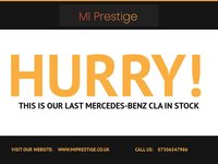 USED 2018 13 MERCEDES-BENZ CLA 1.6 CLA 180 SPORT 4d 121 BHP GLOSS BLACK ALLOYS-YELLOW CALLIPERS