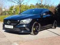 USED 2018 13 MERCEDES-BENZ CLA 1.6 CLA 180 SPORT 4d 121 BHP GLOSS BLACK ALLOYS-YELLOW CALLIPERS