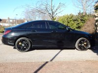 USED 2018 13 MERCEDES-BENZ CLA 1.6 CLA 180 SPORT 4d 121 BHP GLOSS BLACK ALLOYS-YELLOW CALLIPERS