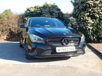 USED 2018 13 MERCEDES-BENZ CLA 1.6 CLA 180 SPORT 4d 121 BHP GLOSS BLACK ALLOYS-YELLOW CALLIPERS