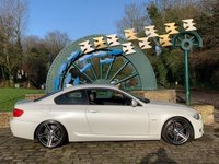 USED 2011 61 BMW 3 SERIES 3.0 325D M SPORT 2d 202 BHP HUGE SPECIFICATION OVER &pound;7K ADDITIONAL SPEC - DAKOTA BLACK LEATHER - 19 INCH UPGRADE ALLOYS - SATELLITE NAVIGATION - PDC PARK ASSIST - DAB RADIO - SERVICE HISTORY