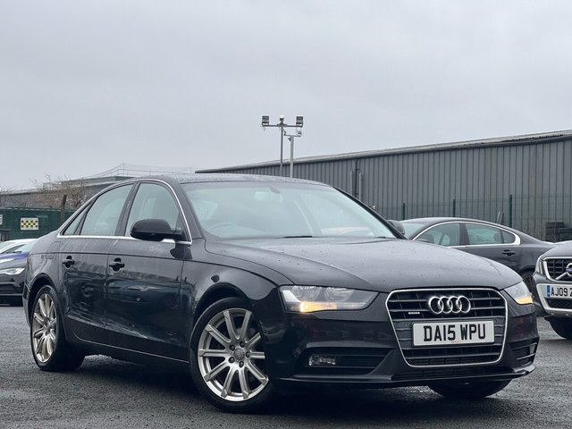 2015 15 AUDI A4 2.0 TDI QUATTRO SE TECHNIK 4d 174 BHP FRONT AND REAR PARKING SENSORS +  FRONT HEATED SEATS +  BLUETOOTH +  DAB RADIO +  SAT NAVIGATION +  CRUISE CONTROL +  DUAL ZONE CLIMATE CONTROL +  FULL LEATHER SEATS +  REAR WINDOW SUN BLINDS +  SPARE WHEEL +  18 INCH ALLOY WHEELS +