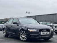 USED 2015 15 AUDI A4 2.0 TDI QUATTRO SE TECHNIK 4d 174 BHP FRONT AND REAR PARKING SENSORS +  FRONT HEATED SEATS +  BLUETOOTH +  DAB RADIO +  SAT NAVIGATION +  CRUISE CONTROL +  DUAL ZONE CLIMATE CONTROL +  FULL LEATHER SEATS +  REAR WINDOW SUN BLINDS +  SPARE WHEEL +  18 INCH ALLOY WHEELS +