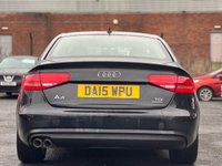 USED 2015 15 AUDI A4 2.0 TDI QUATTRO SE TECHNIK 4d 174 BHP FRONT AND REAR PARKING SENSORS +  FRONT HEATED SEATS +  BLUETOOTH +  DAB RADIO +  SAT NAVIGATION +  CRUISE CONTROL +  DUAL ZONE CLIMATE CONTROL +  FULL LEATHER SEATS +  REAR WINDOW SUN BLINDS +  SPARE WHEEL +  18 INCH ALLOY WHEELS +