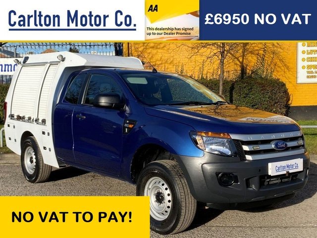 2014 14 Ford Ranger 2.2 XL 4X4 148 BHP TDCI Supercab ( Mobile Workshop ) 4wd Pick up