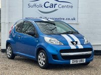 USED 2011 61 PEUGEOT 107 1.0 URBAN LITE 3d 68 BHP www.suffolkcarcentre.co.uk - Located at Lowestoft