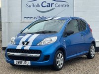 USED 2011 61 PEUGEOT 107 1.0 URBAN LITE 3d 68 BHP www.suffolkcarcentre.co.uk - Located at Lowestoft