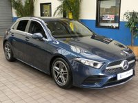 USED 2019 19 MERCEDES-BENZ A-CLASS 1.3 A 180 AMG LINE EXECUTIVE 5d 135 BHP SAT NAV HEATED SEATS CAMERA 1 OWNER SERVICE HISTORY 6 MONTHS GOLD WARRANTY