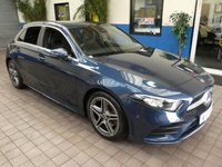 USED 2019 19 MERCEDES-BENZ A-CLASS 1.3 A 180 AMG LINE EXECUTIVE 5d 135 BHP SAT NAV HEATED SEATS CAMERA 1 OWNER SERVICE HISTORY 6 MONTHS GOLD WARRANTY