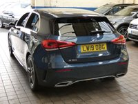 USED 2019 19 MERCEDES-BENZ A-CLASS 1.3 A 180 AMG LINE EXECUTIVE 5d 135 BHP SAT NAV HEATED SEATS CAMERA 1 OWNER SERVICE HISTORY 6 MONTHS GOLD WARRANTY