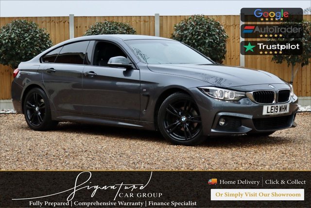 2019 19 BMW 4 SERIES 2.0 420I M SPORT GRAN COUPE 42,000 MILES 4d 181 BHP No Deposit Finance & Part Ex Available