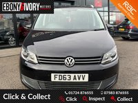 USED 2013 63 VOLKSWAGEN TOURAN 2.0 SE TDI BLUEMOTION TECHNOLOGY 5d 138 BHP Great spec + Low Miles