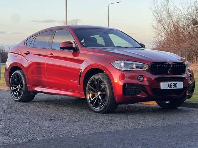 2017 17 BMW X6 40d 3.0 (310)  xDrive M Sport 4dr Coupe Automatic Euro 6 (Glass Sunroof / Widescreen Pro Media Navigation)
