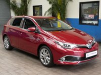 USED 2017 17 TOYOTA AURIS 1.8 VVT-I EXCEL TSS 5d 99 BHP SAT NAV PART LEATHER CAMERA TOYOTA WARRANTY TILL AUG 2027 1 OWNER SERVICE HISTORY