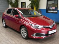 USED 2017 17 TOYOTA AURIS 1.8 VVT-I EXCEL TSS 5d 99 BHP SAT NAV PART LEATHER CAMERA TOYOTA WARRANTY TILL AUG 2027 1 OWNER SERVICE HISTORY
