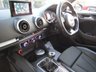 USED 2016 16 AUDI A3 2.0 TDI S LINE NAV 5d 148 BHP Finished in DAYTONA GREY Pearl with contrasting SPORTS PART LEATHER trim. If you prefer your family hatchback to have a touch of class, then this Audi A3 will wow you with its interior and extra features. This great looking car comes with features that include &pound;20 Road Tax, Part Leather, Sat Nav, DAB Radio, Power Folding Mirrors, 18" Alloys, Cruise Control, LED day Lights and much more. This great car will come with a full Service, recently replaced Cam Belt and 12 Months MOT.