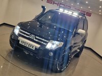 USED 2007 07 MITSUBISHI SHOGUN 3.2 DI-D (168 PS) DIAMOND AUTO 4X4 SWB 3DR + NAV + E/SUNROOF + E/HEATED LEATHERS + CRUISE + MEDIA + �&pound;�&pound;�&pound;'S UPGRADES + R/CAMERA + PARK AID + PRIVACY + S/STEPS + SNORKEL + ROOF RACK + ALLOYS + TOWBAR GREAT SPEC + &pound;&pound;&pound;'S UPGRADES + NAV + LEATHER + CRUISE