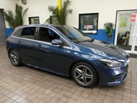 USED 2020 69 MERCEDES-BENZ B-CLASS 1.3 B 180 AMG LINE EXECUTIVE 5d 135 BHP SAT NAV PART LEATHER HEATED SEATS REAR VIEW CAMERA 1 OWNER 12 MONTHS GOLD WARRANTY. FULL SERVICE HISTORY.